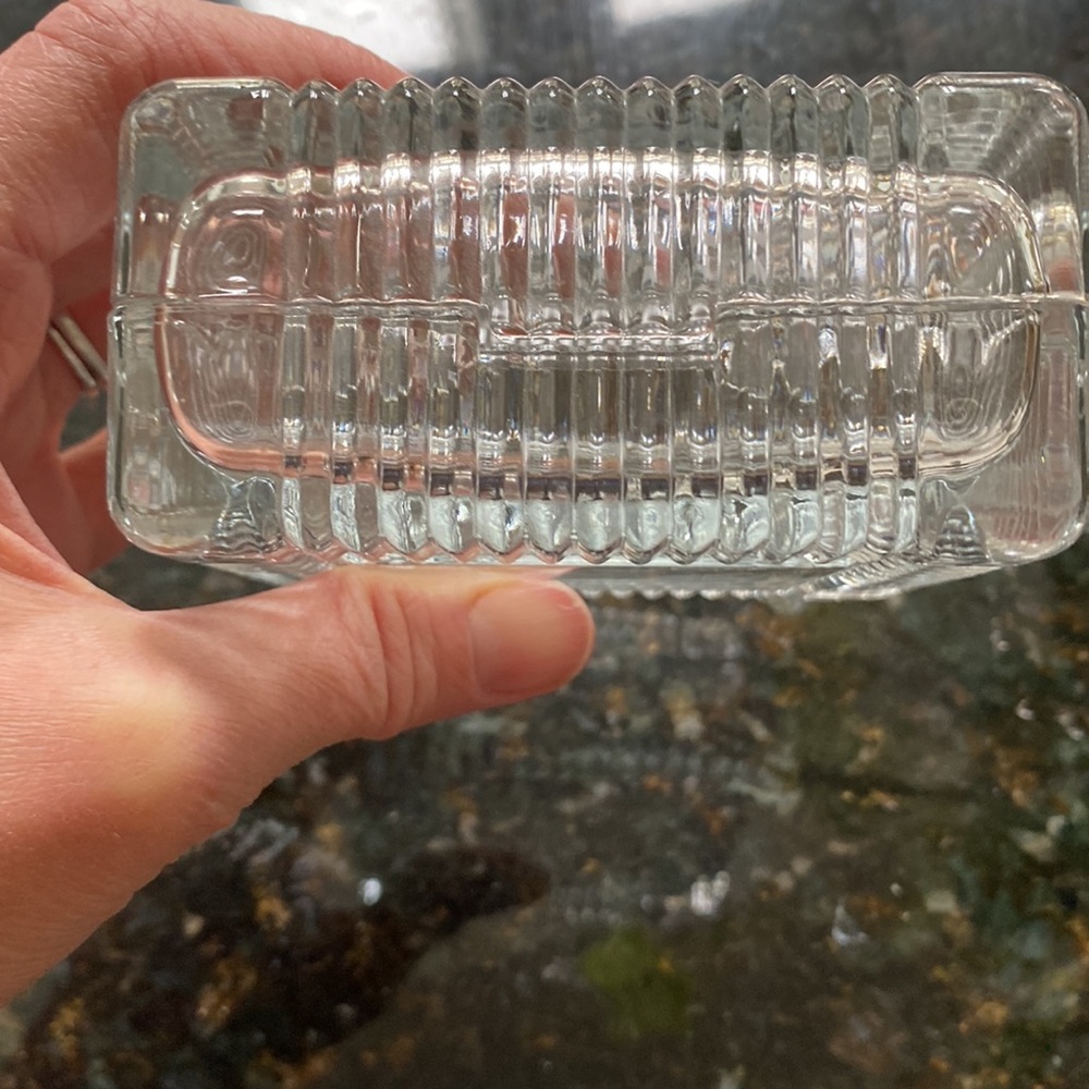 Monogrammed Crystal Box - Picture 3 of 5